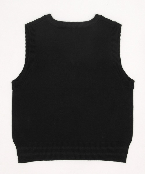 COMME CA ISM(コムサイズム)の「NEW ベーシックニットベスト(100-130cm)(ニット/セーター・キッズ・ブラック/ネイビー・110cm/100cm/120cm/130cm)」の3枚目の写真
