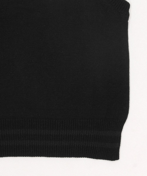 COMME CA ISM(コムサイズム)の「NEW ベーシックニットベスト(100-130cm)(ニット/セーター・キッズ・ブラック/ネイビー・110cm/100cm/120cm/130cm)」の5枚目の写真
