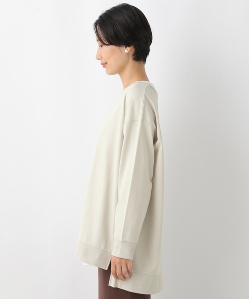 LEPSIM（レプシィム）の「オーバースリットプルオーバー　215866（Tシャツ/カットソー・レディース・ライトグリーン/オフホワイト/ライトパープル/キャメル・FREE）」の10枚目の写真