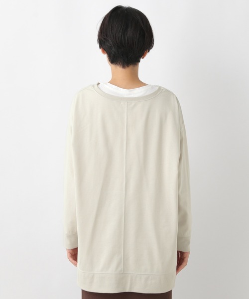LEPSIM（レプシィム）の「オーバースリットプルオーバー　215866（Tシャツ/カットソー・レディース・ライトグリーン/オフホワイト/ライトパープル/キャメル・FREE）」の11枚目の写真