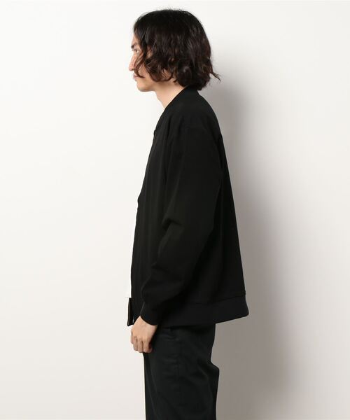 STYLEBLOCK（スタイルブロック）の「変形ツイルリブブルゾン（MA-1・メンズ・グレー/ブラック/ベージュ・M/L）」の4枚目の写真