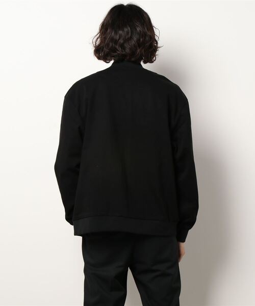 STYLEBLOCK（スタイルブロック）の「変形ツイルリブブルゾン（MA-1・メンズ・グレー/ブラック/ベージュ・M/L）」の6枚目の写真