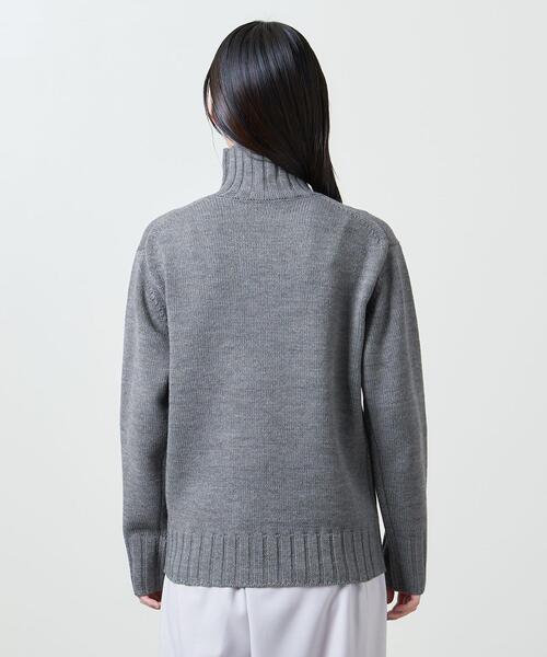 MARW UNITED ARROWS（マルゥ ユナイテッドアローズ）の「＜MARW UNITED ARROWS（マルゥ ユナイテッドアローズ）＞ AC/W レイヤード 3WAY ニット（ニット/セーター・レディース・ブラック/グレー・FREE）」の5枚目の写真