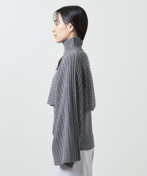MARW UNITED ARROWS（マルゥ ユナイテッドアローズ）の「＜MARW UNITED ARROWS（マルゥ ユナイテッドアローズ）＞ AC/W レイヤード 3WAY ニット（ニット/セーター・レディース・ブラック/グレー・FREE）」の16枚目の写真