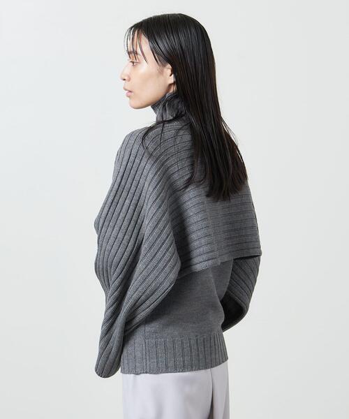 MARW UNITED ARROWS（マルゥ ユナイテッドアローズ）の「＜MARW UNITED ARROWS（マルゥ ユナイテッドアローズ）＞ AC/W レイヤード 3WAY ニット（ニット/セーター・レディース・ブラック/グレー・FREE）」の18枚目の写真