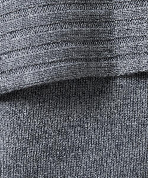 MARW UNITED ARROWS（マルゥ ユナイテッドアローズ）の「＜MARW UNITED ARROWS（マルゥ ユナイテッドアローズ）＞ AC/W レイヤード 3WAY ニット（ニット/セーター・レディース・ブラック/グレー・FREE）」の9枚目の写真