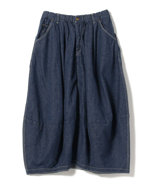 BEAMS BOY（ビームスボーイ）の「orSlow / Ballon Denim Painter Gather Skirt（デニムスカート・レディース・インディゴブルー・ONE SIZE）」の2枚目の写真