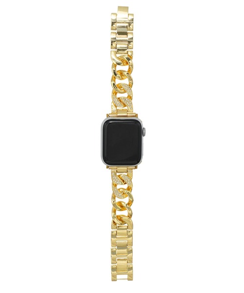 Urban Coral（アーバンコーラル）の「Apple Watch Band / アップルウォッチ バンド CZ喜平チェーン / Urban Coral（デジタル腕時計・レディース・ゴールド/シルバー/ピンクゴールド/ブラック・40mm/44mm）」の5枚目の写真