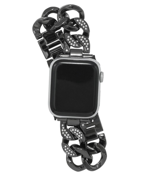 ⭐️期間限定セール中⭐️ヴィンテージ ブラックコーラルバングル ニューカレドニア製⭐️ Apple Watch Band / アップルウォッチ バンド CZ喜平チェーン / Urban