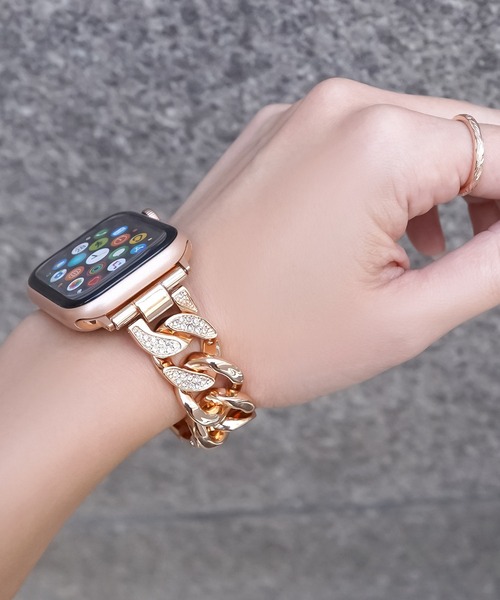 アップルウォッチ 装飾 リング アクセサリー 腕時計の装飾 腕時計バンド アップルウォッチ バンド ベルト アクセサリー チャームアクセサリー