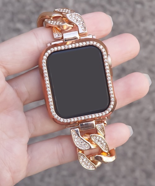 セール】Apple Watch Band / アップルウォッチ バンド CZ喜平チェーン