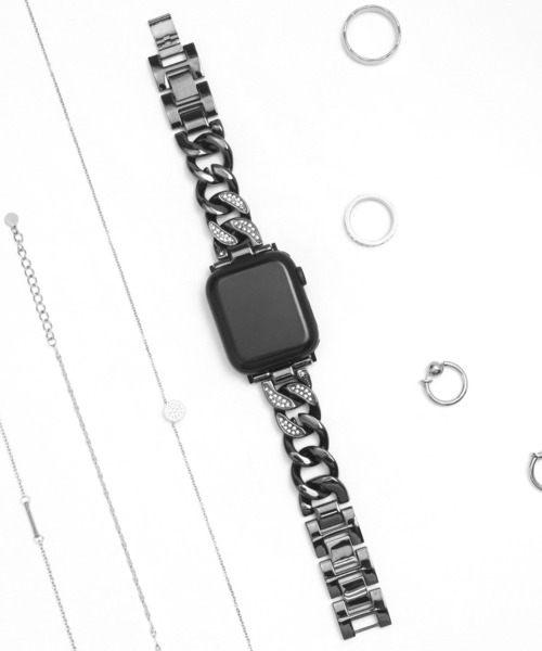 Urban Coral（アーバンコーラル）の「Apple Watch Band / アップルウォッチ バンド CZ喜平チェーン / Urban Coral（デジタル腕時計・レディース・ゴールド/シルバー/ピンクゴールド/ブラック・40mm/44mm）」の19枚目の写真