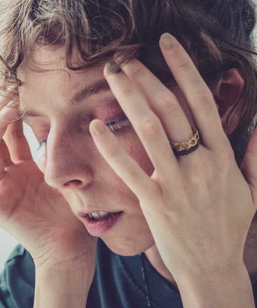 and cloud(アンドクラウド)の「Square Cable Chain/Curb Chain Set Ring(リング・レディース・シルバー系その他/ゴールド系その他・S/M/L)」の5枚目の写真