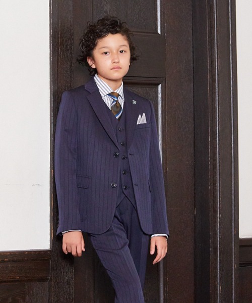 CHOPIN キッズストライプスリーピーススーツ6点セット