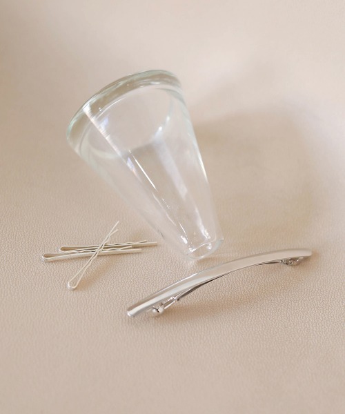 Bab（バブ）の「【WEB限定】メタルスティックバレッタ（バレッタ/ヘアクリップ・レディース・シルバー/ゴールド・ONESIZE）」の5枚目の写真