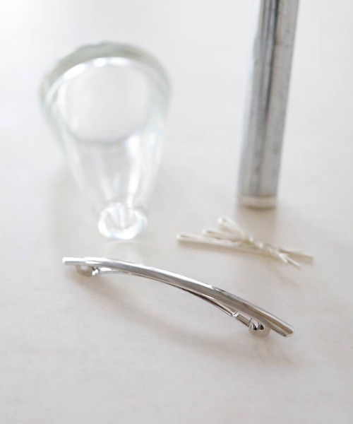 Bab（バブ）の「【WEB限定】メタルスティックバレッタ（バレッタ/ヘアクリップ・レディース・シルバー/ゴールド・ONESIZE）」の6枚目の写真