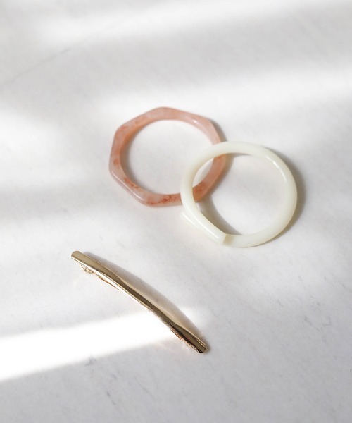 Bab（バブ）の「【WEB限定】メタルスティックバレッタ（バレッタ/ヘアクリップ・レディース・シルバー/ゴールド・ONESIZE）」の9枚目の写真