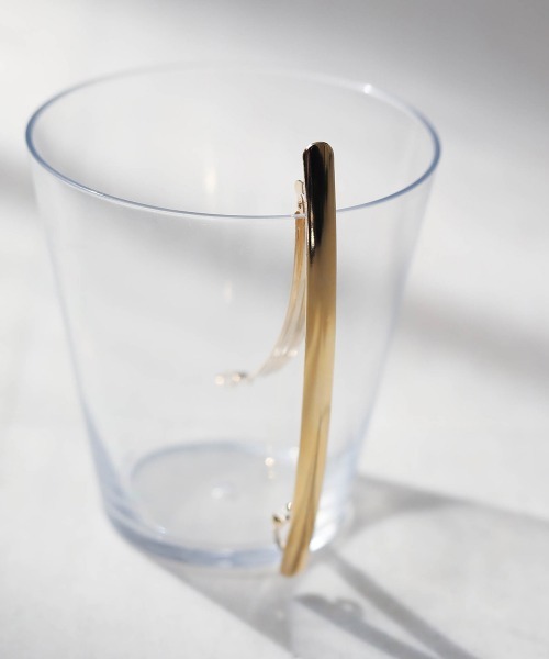 Bab（バブ）の「【WEB限定】メタルスティックバレッタ（バレッタ/ヘアクリップ・レディース・シルバー/ゴールド・ONESIZE）」の11枚目の写真