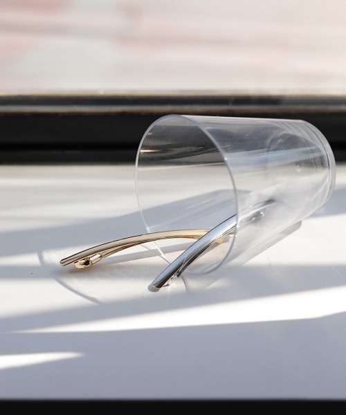 Bab（バブ）の「【WEB限定】メタルスティックバレッタ（バレッタ/ヘアクリップ・レディース・シルバー/ゴールド・ONESIZE）」の12枚目の写真