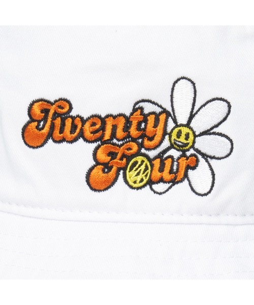 24karats（トゥウェンティーフォーカラッツ）の「Flower Bucket Hat（ハット・メンズ・ホワイト/ライトブルー/ブラック・FREE）」の7枚目の写真