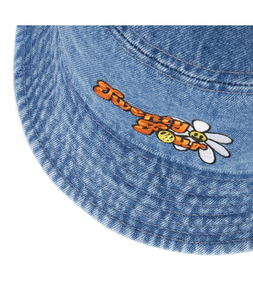 24karats（トゥウェンティーフォーカラッツ）の「Flower Bucket Hat（ハット・メンズ・ホワイト/ライトブルー/ブラック・FREE）」の4枚目の写真