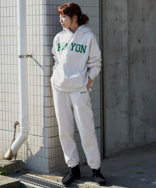 Auntie Rosa Holiday（アンティローザホリデー）の「裏起毛ロゴスウェットパーカー（パーカー・レディース・グリーン/ライトグレー/アイボリー/ネイビー・FREE）」の11枚目の写真