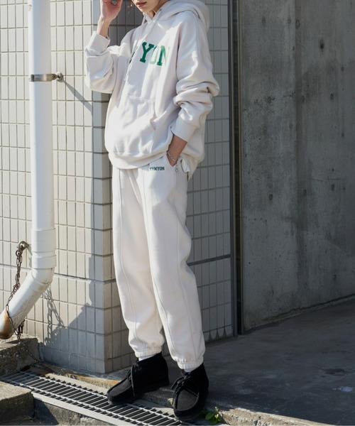 Auntie Rosa Holiday（アンティローザホリデー）の「裏起毛ロゴスウェットパーカー（パーカー・レディース・グリーン/ライトグレー/アイボリー/ネイビー・FREE）」の12枚目の写真