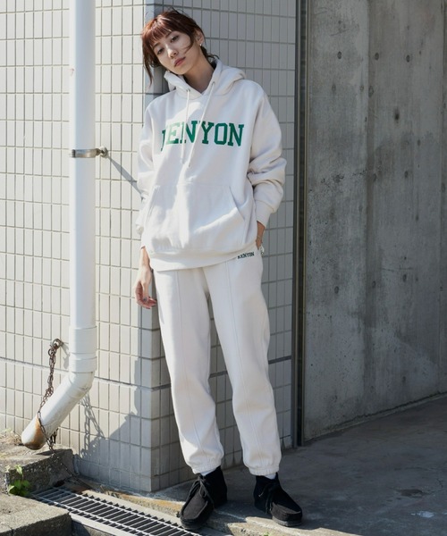 Auntie Rosa Holiday（アンティローザホリデー）の「裏起毛ロゴスウェットパーカー（パーカー・レディース・グリーン/ライトグレー/アイボリー/ネイビー・FREE）」の13枚目の写真