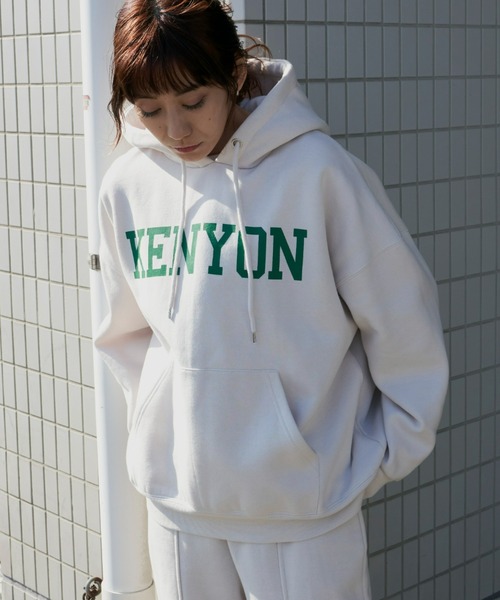 Auntie Rosa Holiday（アンティローザホリデー）の「裏起毛ロゴスウェットパーカー（パーカー・レディース・グリーン/ライトグレー/アイボリー/ネイビー・FREE）」の22枚目の写真