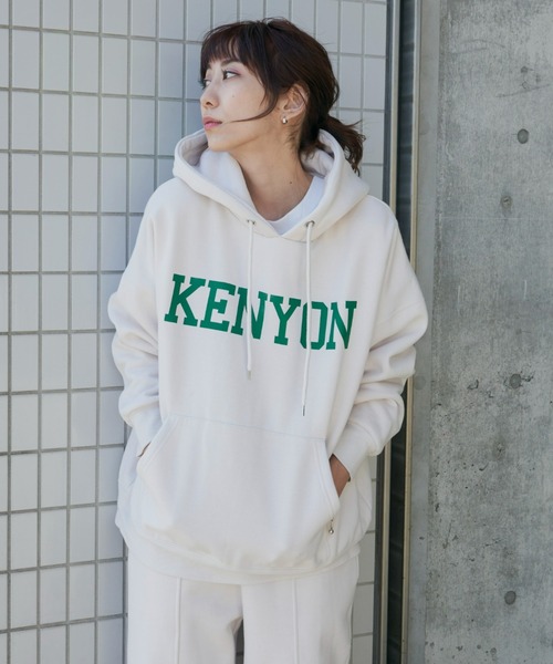 Auntie Rosa Holiday（アンティローザホリデー）の「裏起毛ロゴスウェットパーカー（パーカー・レディース・グリーン/ライトグレー/アイボリー/ネイビー・FREE）」の20枚目の写真