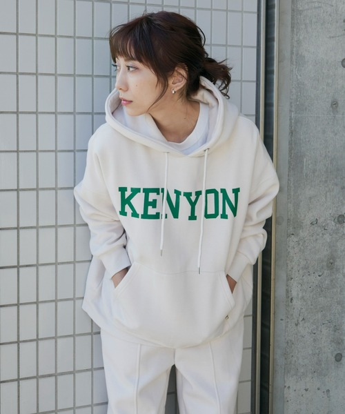 Auntie Rosa Holiday（アンティローザホリデー）の「裏起毛ロゴスウェットパーカー（パーカー・レディース・グリーン/ライトグレー/アイボリー/ネイビー・FREE）」の18枚目の写真