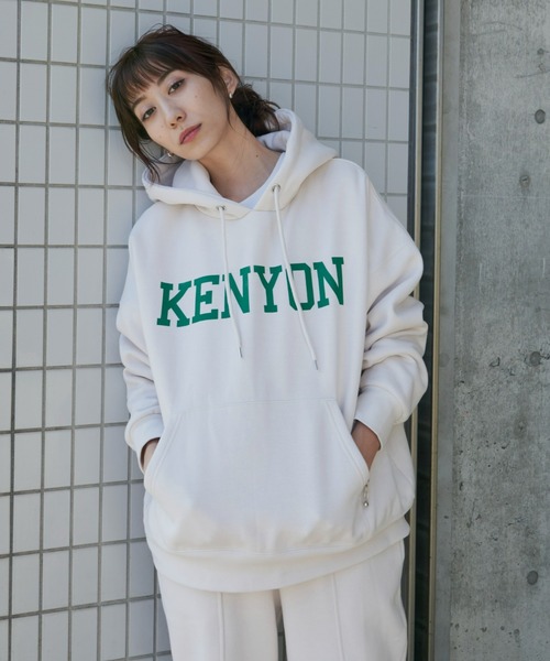 Auntie Rosa Holiday（アンティローザホリデー）の「裏起毛ロゴスウェットパーカー（パーカー・レディース・グリーン/ライトグレー/アイボリー/ネイビー・FREE）」の19枚目の写真