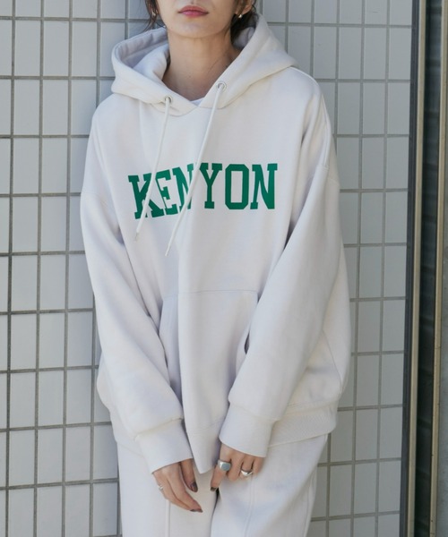 Auntie Rosa Holiday（アンティローザホリデー）の「裏起毛ロゴスウェットパーカー（パーカー・レディース・グリーン/ライトグレー/アイボリー/ネイビー・FREE）」の17枚目の写真