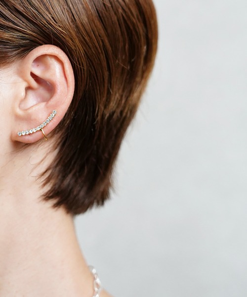 SIGNAL(シグナル)の「【SIGNAL/ シグナル】Line Ear Cuff / ラインイヤーカフ(イヤーカフ・レディース・シルバー/ゴールド・FREE)」の1枚目の写真
