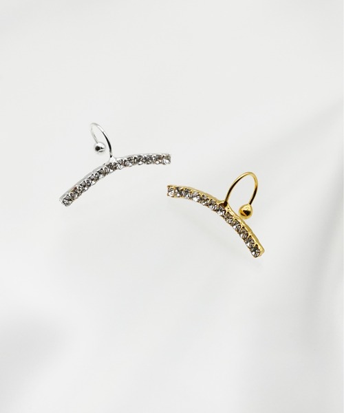 SIGNAL(シグナル)の「【SIGNAL/ シグナル】Line Ear Cuff / ラインイヤーカフ(イヤーカフ・レディース・シルバー/ゴールド・FREE)」の3枚目の写真