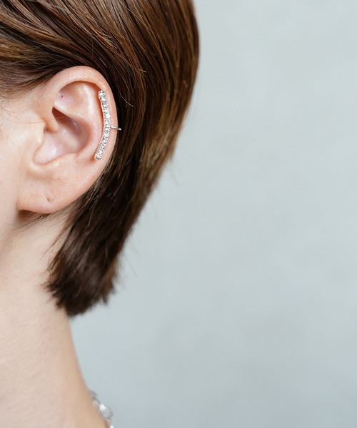 SIGNAL(シグナル)の「【SIGNAL/ シグナル】Line Ear Cuff / ラインイヤーカフ(イヤーカフ・レディース・シルバー/ゴールド・FREE)」の8枚目の写真