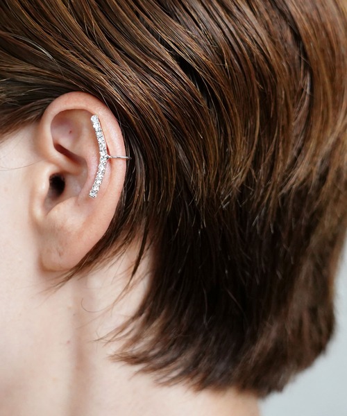 SIGNAL(シグナル)の「【SIGNAL/ シグナル】Line Ear Cuff / ラインイヤーカフ(イヤーカフ・レディース・シルバー/ゴールド・FREE)」の9枚目の写真