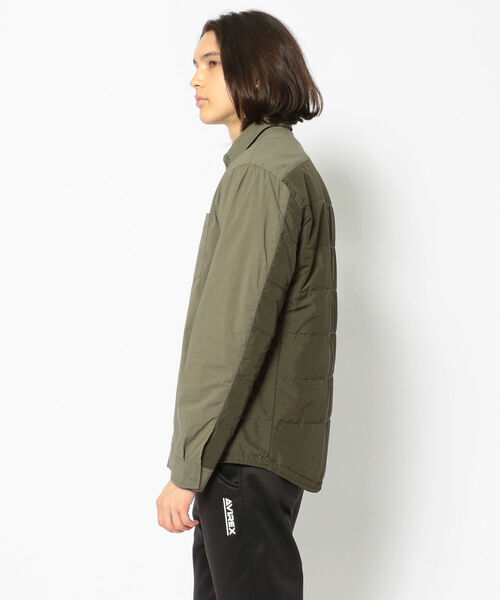 AVIREX（アヴィレックス）の「【AVI-TEX】パデッド スウィッチング シャツ / PADDED SWITCHING SHIRT / アヴィレックス / AVIREX（シャツ/ブラウス・メンズ・ブラック/オリーブ・MEDIUM/LARGE/X-LARGE/XX-LARGE）」の4枚目の写真