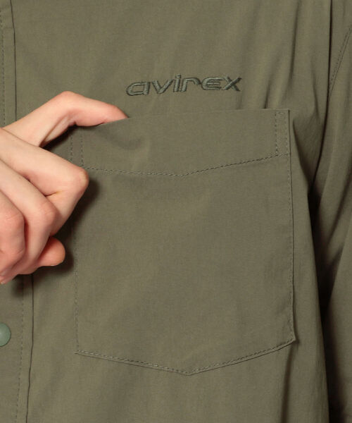 AVIREX（アヴィレックス）の「【AVI-TEX】パデッド スウィッチング シャツ / PADDED SWITCHING SHIRT / アヴィレックス / AVIREX（シャツ/ブラウス・メンズ・ブラック/オリーブ・MEDIUM/LARGE/X-LARGE/XX-LARGE）」の10枚目の写真