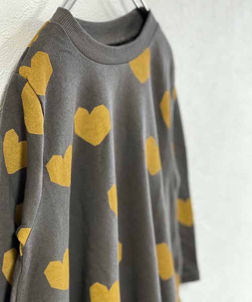 HOGAN RANCH WEAR（ホーガンランチウエア）の「裏毛キャンディーペーパーナガソデワンピース（90～140cm）（ワンピース・キッズ・ライトブルー/ブラック/ベージュ/レッド/オレンジ/チャコール・90/100/110/120/130/140）」の10枚目の写真