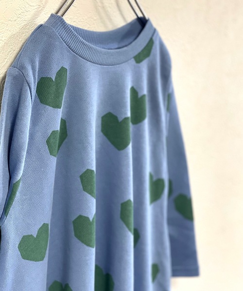 HOGAN RANCH WEAR（ホーガンランチウエア）の「裏毛キャンディーペーパーナガソデワンピース（90～140cm）（ワンピース・キッズ・ライトブルー/ブラック/ベージュ/レッド/オレンジ/チャコール・90/100/110/120/130/140）」の11枚目の写真