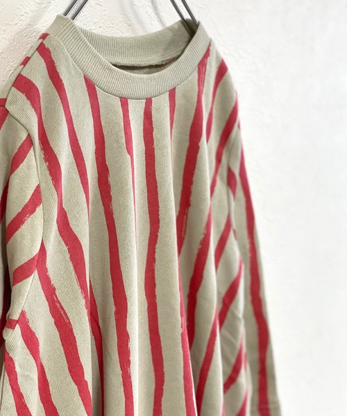 HOGAN RANCH WEAR（ホーガンランチウエア）の「裏毛キャンディーペーパーナガソデワンピース（90～140cm）（ワンピース・キッズ・ライトブルー/ブラック/ベージュ/レッド/オレンジ/チャコール・90/100/110/120/130/140）」の12枚目の写真