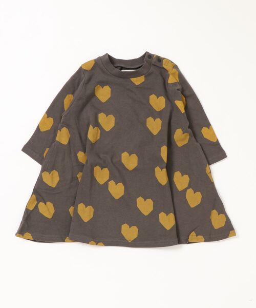 HOGAN RANCH WEAR（ホーガンランチウエア）の「裏毛キャンディーペーパーナガソデワンピース（90～140cm）（ワンピース・キッズ・ライトブルー/ブラック/ベージュ/レッド/オレンジ/チャコール・90/100/110/120/130/140）」の15枚目の写真