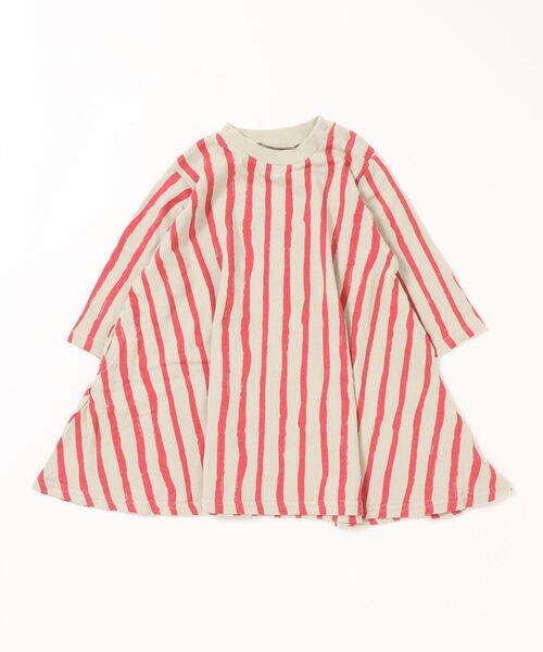 HOGAN RANCH WEAR（ホーガンランチウエア）の「裏毛キャンディーペーパーナガソデワンピース（90～140cm）（ワンピース・キッズ・ライトブルー/ブラック/ベージュ/レッド/オレンジ/チャコール・90/100/110/120/130/140）」の17枚目の写真