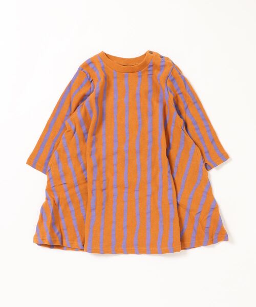 HOGAN RANCH WEAR（ホーガンランチウエア）の「裏毛キャンディーペーパーナガソデワンピース（90～140cm）（ワンピース・キッズ・ライトブルー/ブラック/ベージュ/レッド/オレンジ/チャコール・90/100/110/120/130/140）」の20枚目の写真