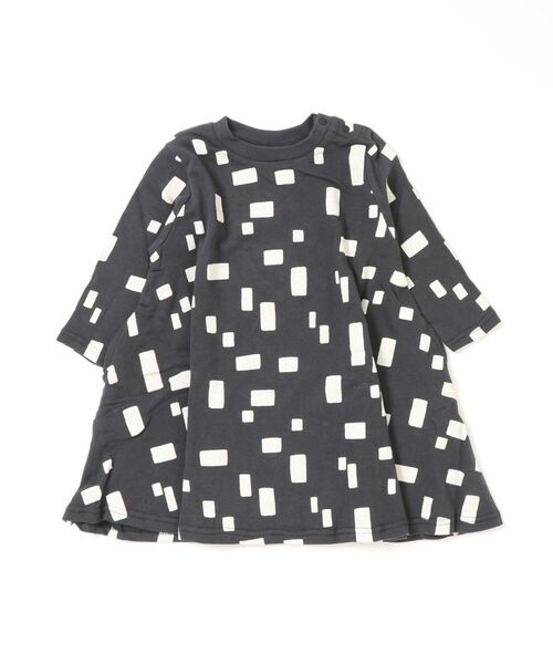 HOGAN RANCH WEAR（ホーガンランチウエア）の「裏毛キャンディーペーパーナガソデワンピース（90～140cm）（ワンピース・キッズ・ライトブルー/ブラック/ベージュ/レッド/オレンジ/チャコール・90/100/110/120/130/140）」の14枚目の写真