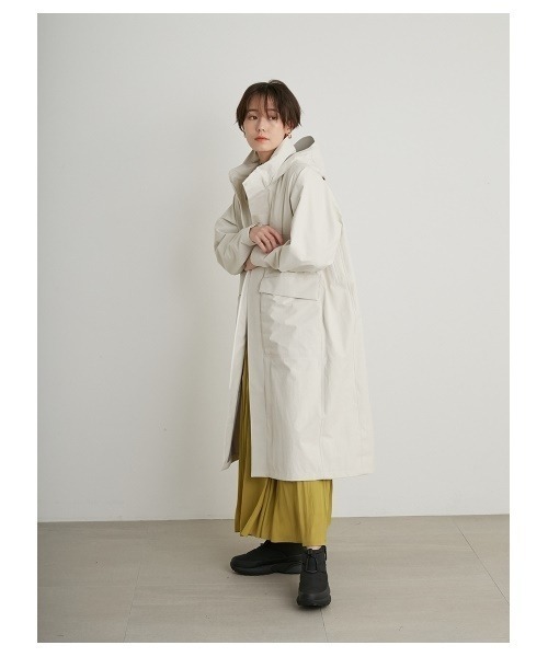 HELLY HANSEN　ベージュ フード付き ロングコート レディース HELLY HANSEN ベージュ フード付き ロングコート レディース HELLY