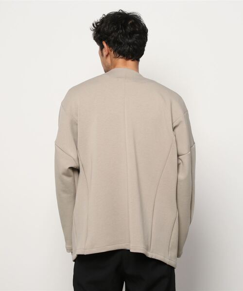 OURET（オーレット）の「T/Rダブルフェイスストレッチ カーディガン（カーディガン/ボレロ・メンズ・ブラック/ベージュ・FREE）」の3枚目の写真