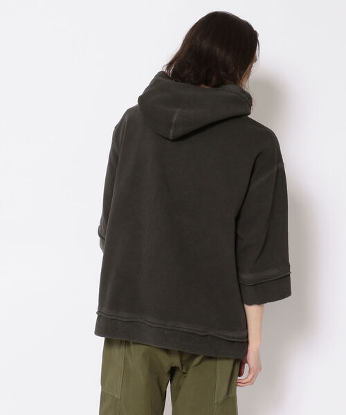 CAL O LINE（キャルオーライン）の「CAL O LINE /キャルオーライン　CUT-OFF SWEAT(HOODY) カットオフスウェット（フーディー） CL212-015（パーカー・メンズ・ブラック・MEDIUM/LARGE/X-LARGE）」の10枚目の写真