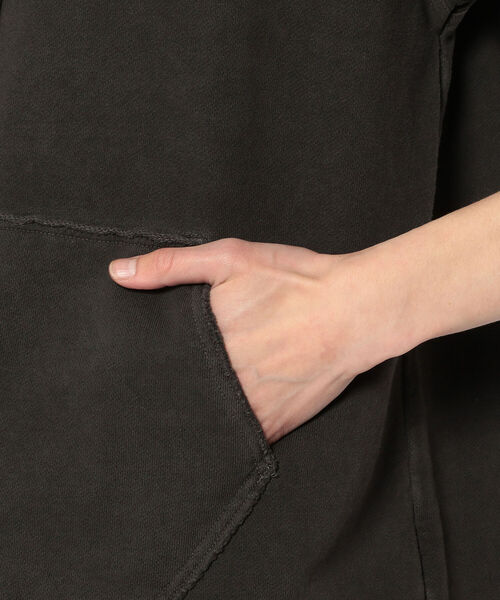 CAL O LINE（キャルオーライン）の「CAL O LINE /キャルオーライン　CUT-OFF SWEAT(HOODY) カットオフスウェット（フーディー） CL212-015（パーカー・メンズ・ブラック・MEDIUM/LARGE/X-LARGE）」の7枚目の写真